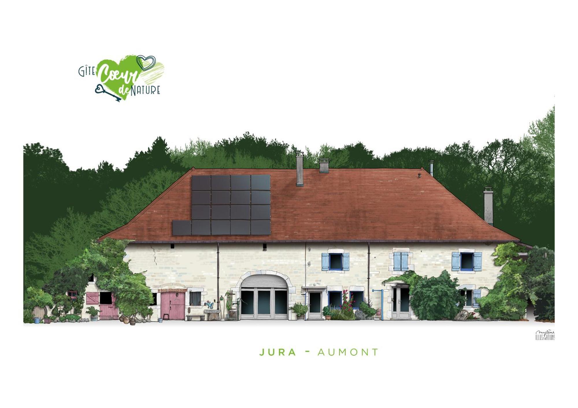 Gite Coeur De Nature Abergement-le-Grand Exteriér fotografie